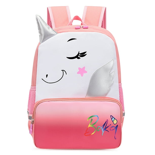 School And Traveling Fits 15.6 Inch Laptop Student Backpack Magic Cartoon Unicorn Queen Unisex Laptop Bag Lightweight Casual Rucksack For Commuter 
